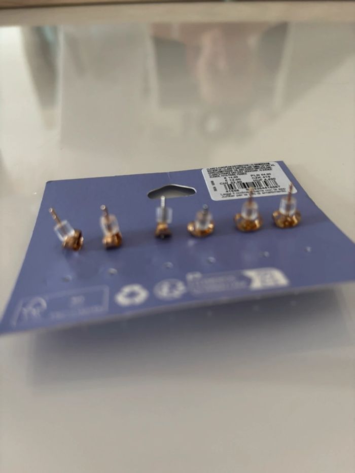 3 paires de boucles d’oreilles neuves Claire’s - photo numéro 3