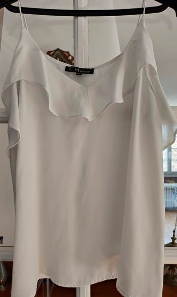 Débardeur femme blanc ch mode M/L