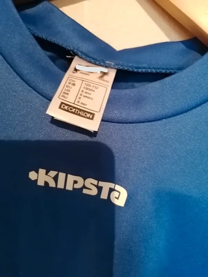 Maillot de football kipsta 8 ans - photo numéro 2