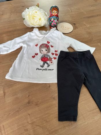 Ensemble bébé, trois mois