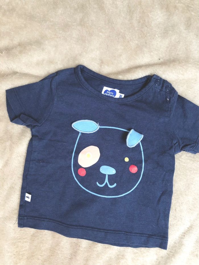T-shirt / 3mois / mots d’enfants