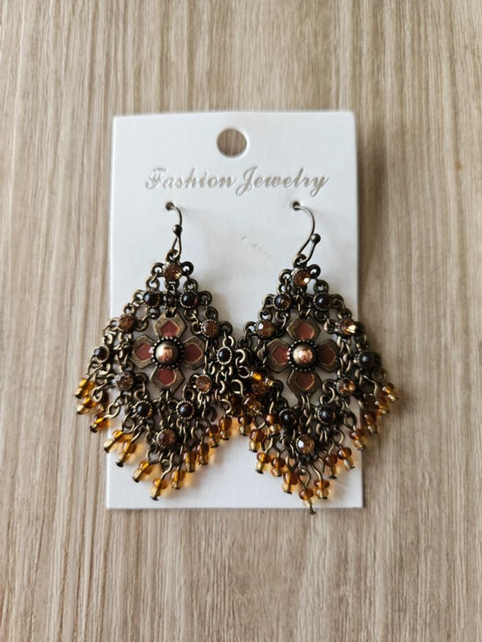 Boucles d'oreilles fantaisie
