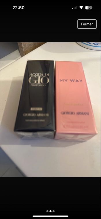 Lot de 2 parfums