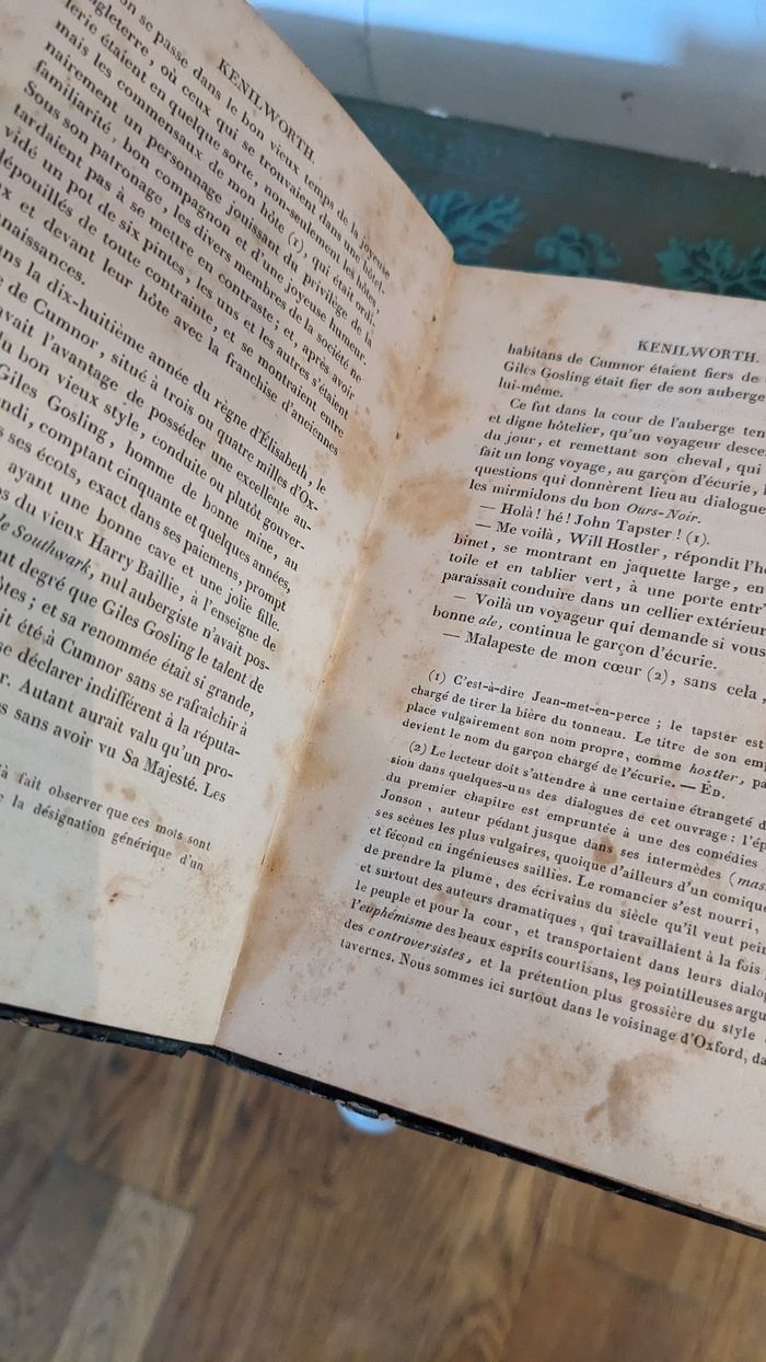 Lot de livres anciens " oeuvres complètes de Walter Scott" - photo numéro 8