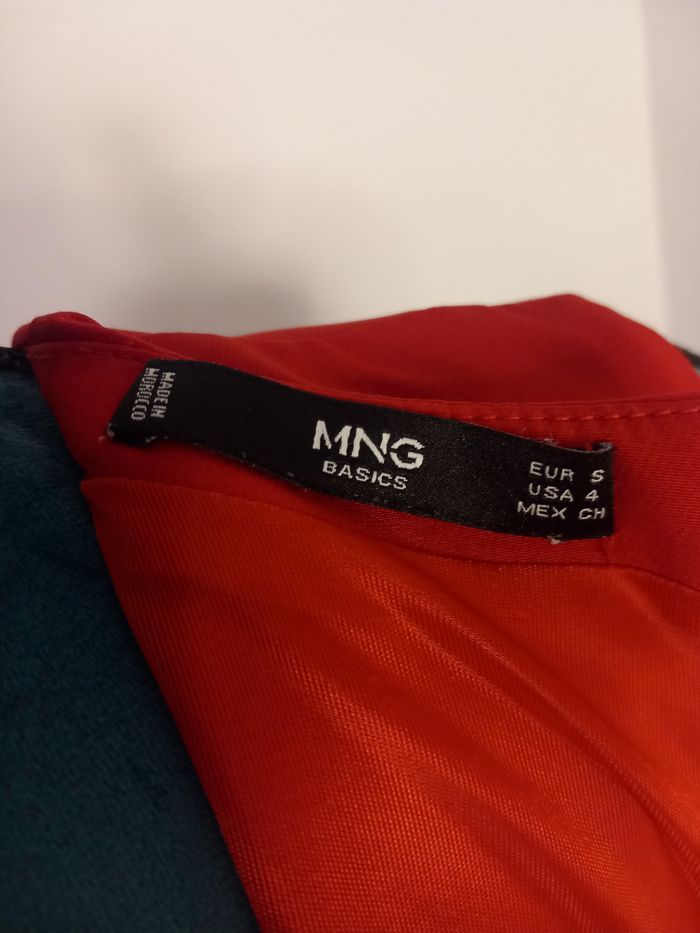 Belle robe Mango Basics rouge Vif taille S - photo numéro 8