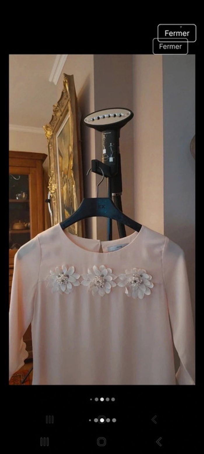Blouse rose Quinze heure trente Paris taille S - photo numéro 18