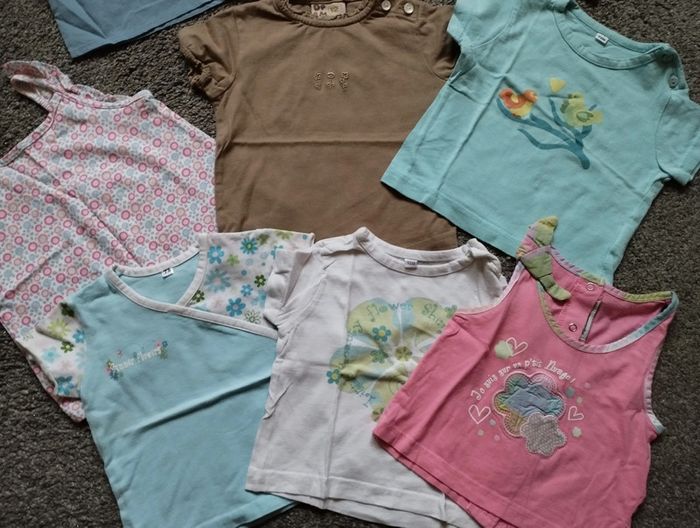 Lot t shirts 12 mois - photo numéro 3