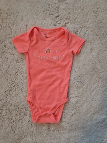 Body manches courtes 6 mois