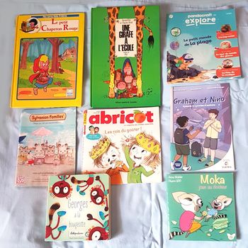 Lot 8 livres-magazines enfant