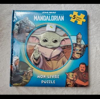 Livre puzzle star wars the mandalorian (5 puzzles inclus dans le livre)