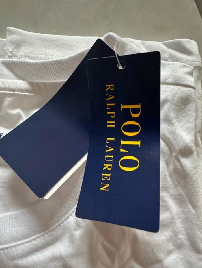 T-shirt Polo Ralph Lauren – Blanc (Taille L) - photo numéro 3
