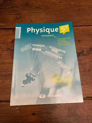 Physique - Science générales - Corrigé et notes méthodologiques