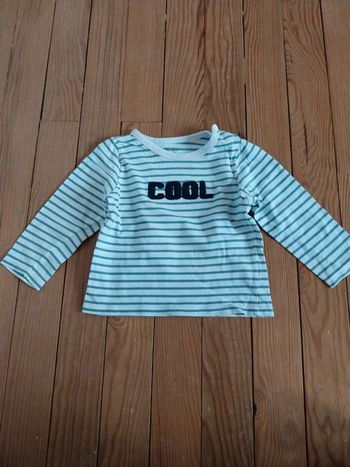 T-shirt "Cool" Vertbaudet (18M)