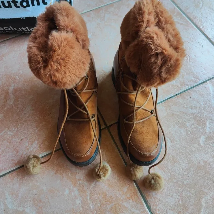 Bottines fourrure taille 38