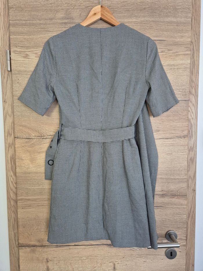 Robe carreaux motif pied de poule - photo numéro 5