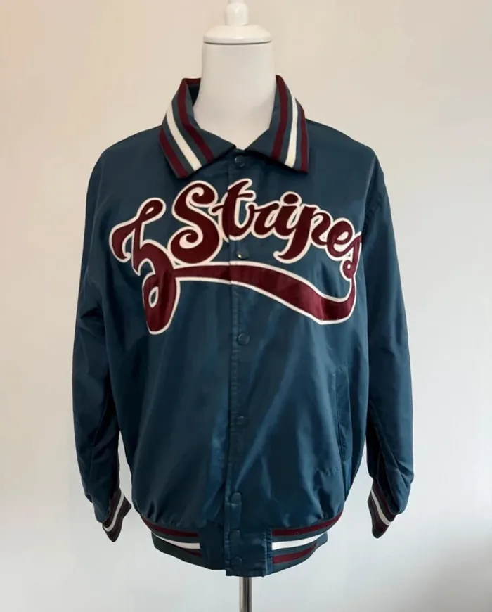 Très rare veste universaitaire type retro Adidas femme 3 stripes taille S très bon état - photo numéro 2