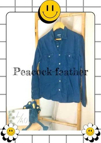 Chemise bleue marine L homme