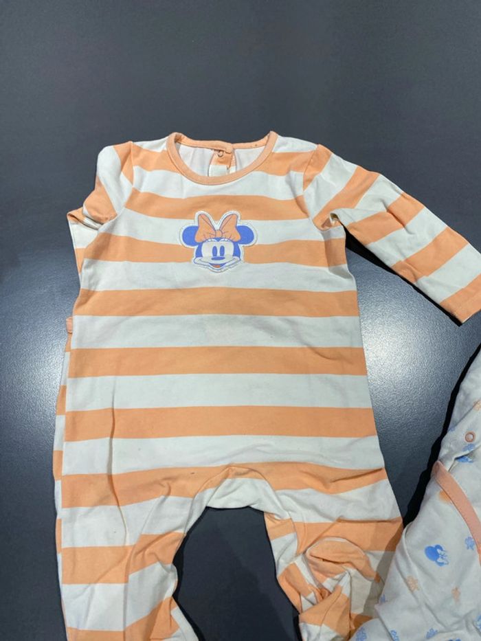 Lot de 2 pyjamas Disney baby orchestra 12 mois - photo numéro 3