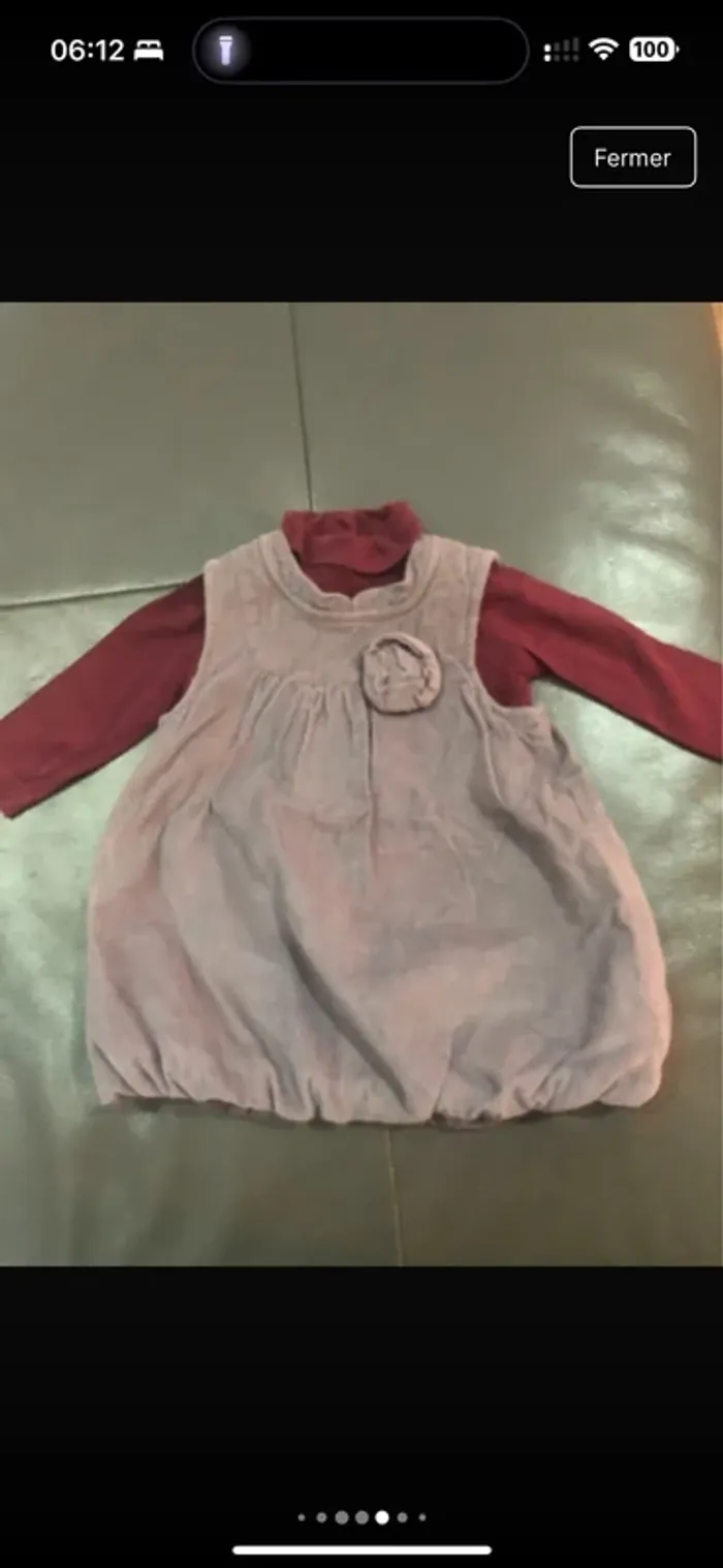 Lot de vêtements fille 6 mois demi-saison / hiver - photo numéro 10