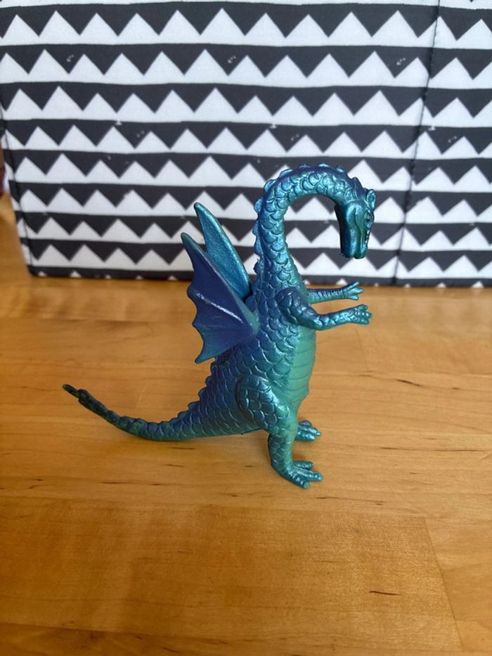 Vintage Purple And Blue Winged Dragon PVC Figure/Toy | Chinasaur - photo numéro 5