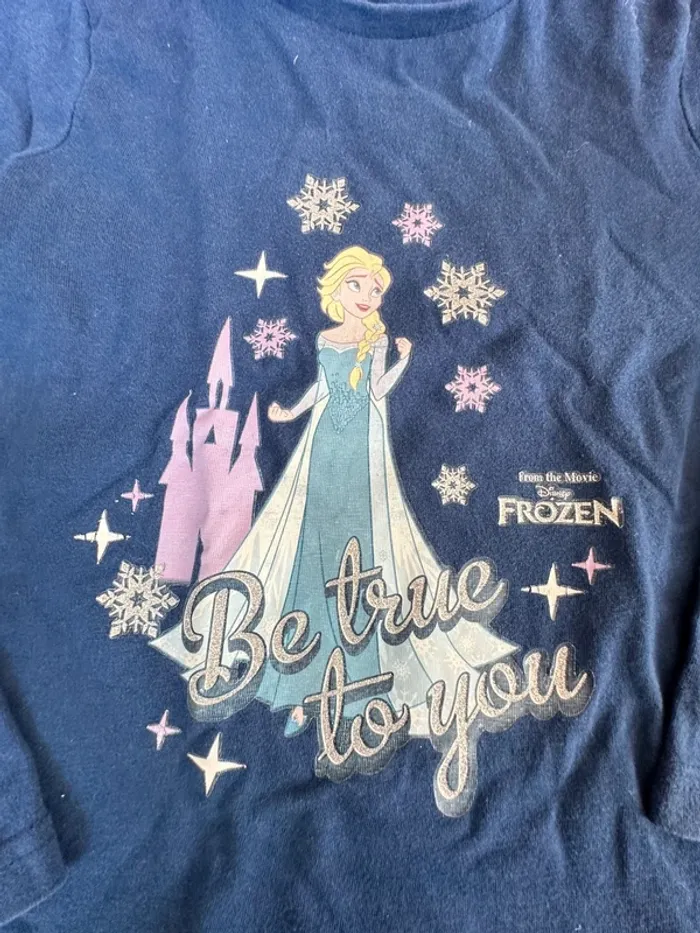 T-shirt ML Reine des neiges - photo numéro 3
