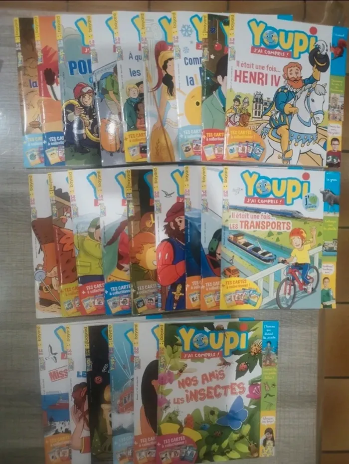 Lot de 24 magazines youpi