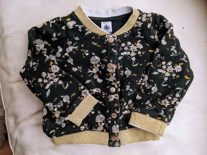 Veste gilet intemporel Petit Bateau 3 ans 95 cm motif Liberty