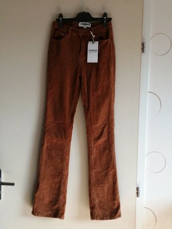 Pantalon en velour Creeks T34
