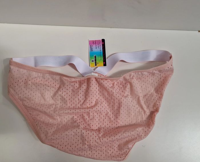 Slip Sexy Taille Basse Respirant Rose - photo numéro 7