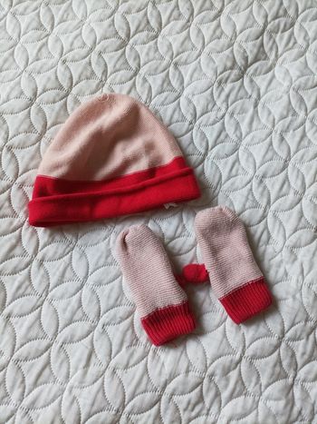 Bonnet et moufle 2 ans