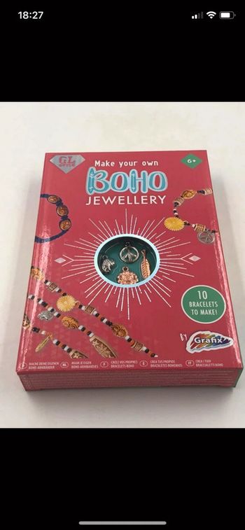 Coffret création 10 bijoux BOHO neuf