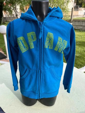 Gilet zippé bleu DPAM Taille 6 ans