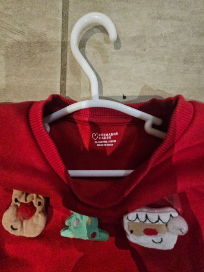 Ensemble rouge Noël 24-36 mois - photo numéro 3