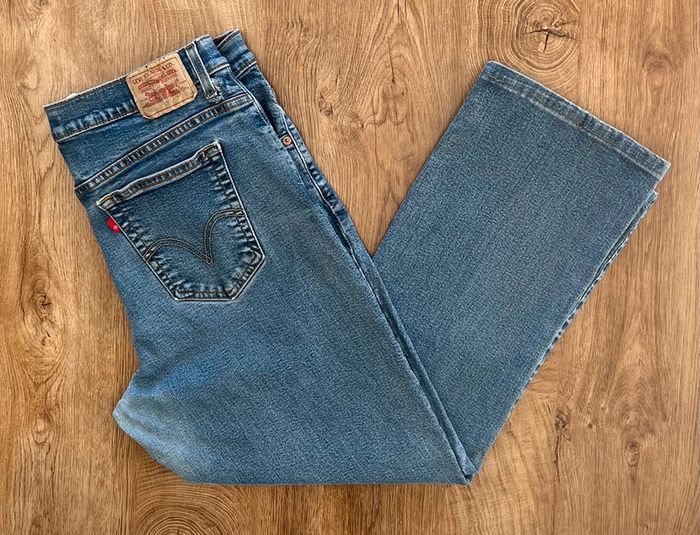 Jean/pantalon bleu Levi's 550 Classic Relaxed Bootcut, homme, taille W 35 (44 taille française) - photo numéro 2