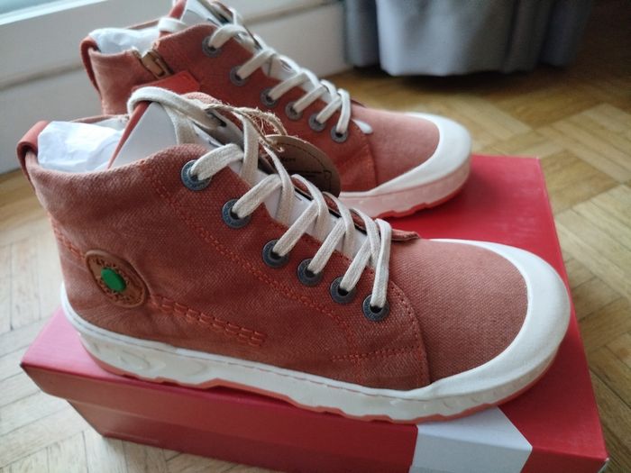 Sneakers Haut Kickrup Camel garçon Kickers 35 - photo numéro 4
