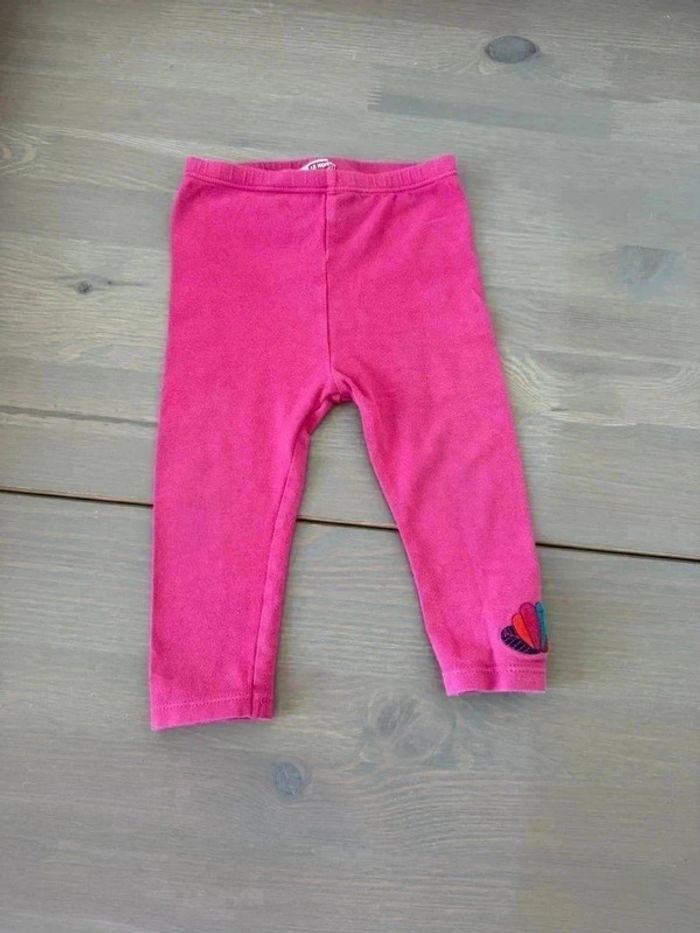 Legging Rose Fushia 12 Mois - Très bon état