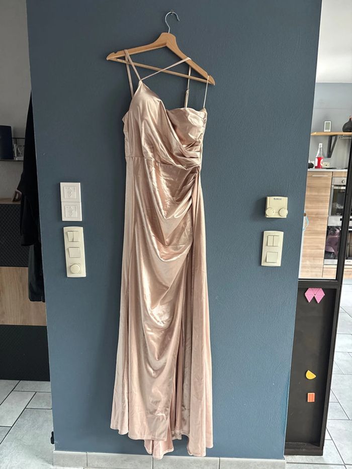 Robe de soirée champagne taille L