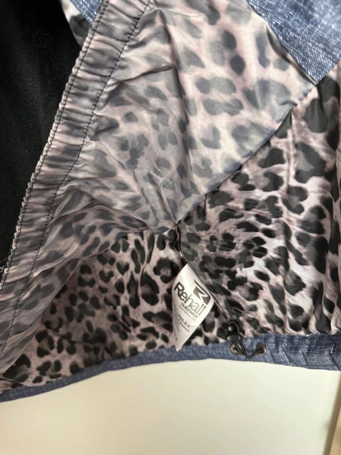 Veste Rehall et ski bleue et léopard comme neuve taille S - photo numéro 7
