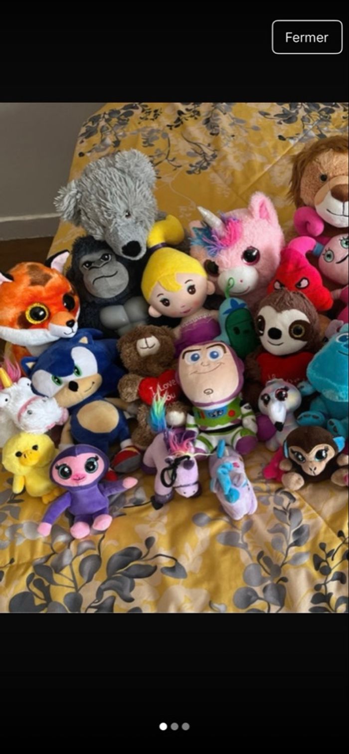 Lot divers peluches - photo numéro 2