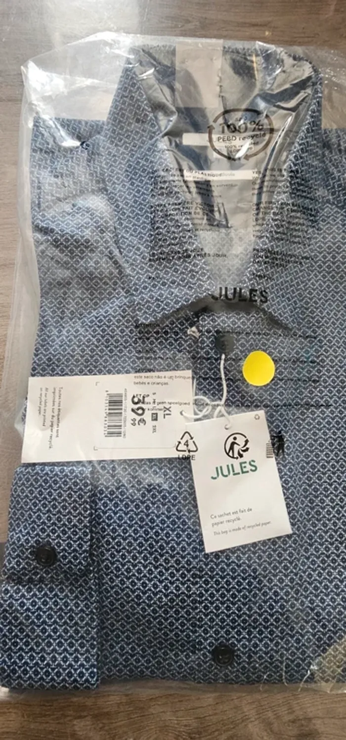 Chemise manche longue Jules xl slim - photo numéro 5