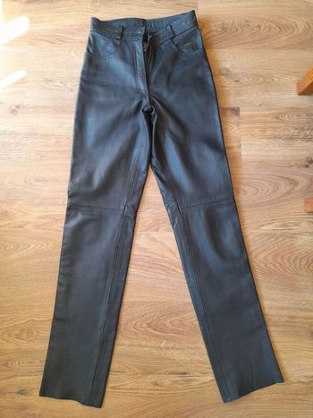 Pantalon cuir femme