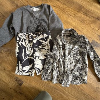Lot 1 sweat + 1 short + 1 chemise Ikks 3/4 ans