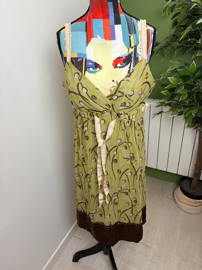 Robe en soie BCBGMaxazria | Multicolore | Taille 38