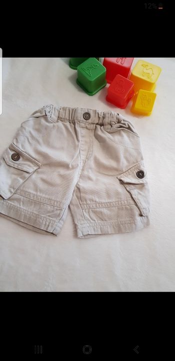 Short bébé taille 3 mois
