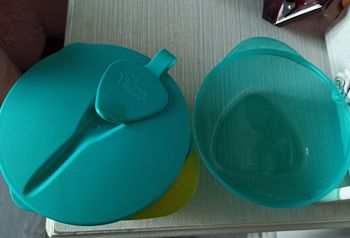 🐻 Lot de 2 bols avec couvercle hermétique Tommee tippee verts 🐻