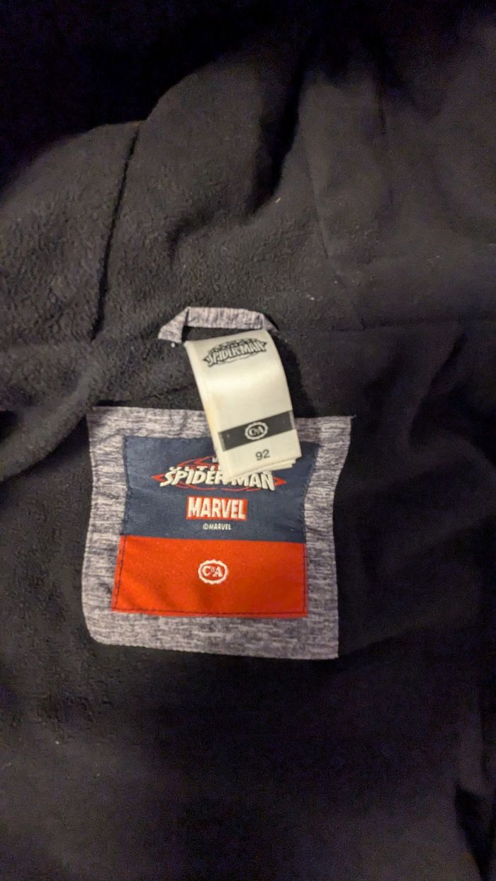 Doudoune grise Spider-Man - photo numéro 3