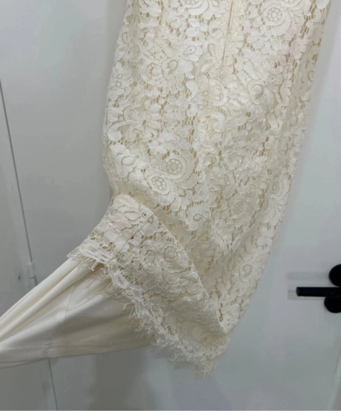 Robe en Dentelles Neuve taille S Crème - photo numéro 9