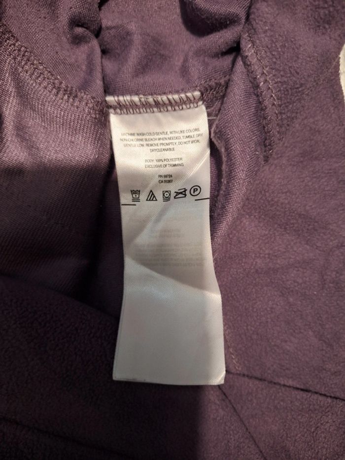 Polaire fine columbia violette - taille M - photo numéro 10