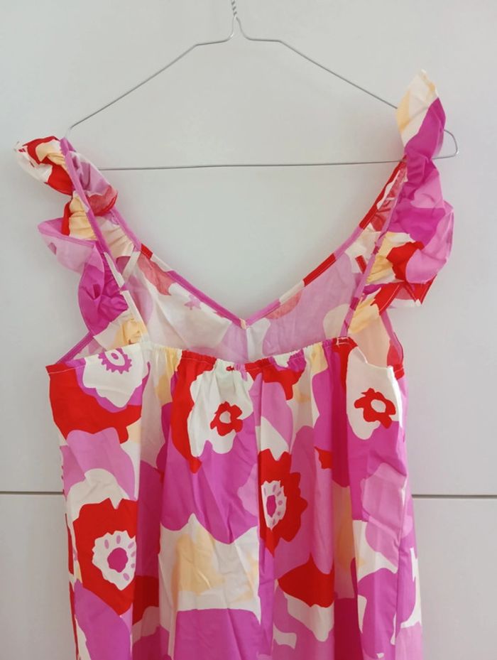 Robe d'été oversize multicolore rose Vila Taille S - photo numéro 5