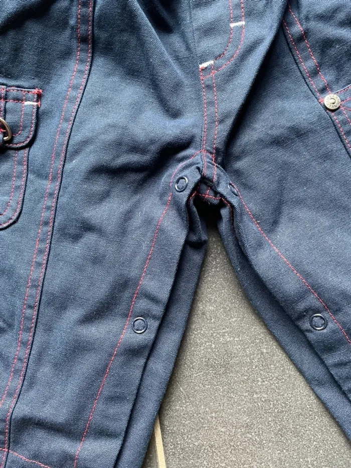 Ensemble pantalon veste à manche courte 12 mois - photo numéro 3
